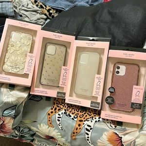 ✨ Set of 5 Kate Spade iPhone 12 mini cases ✨
